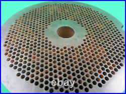 USED #56 x 1/8 holes STAINLESS Meat Grinder disc plate for Hobart Biro Berkel