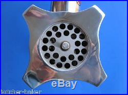 USED ONCE Stainless Meat Grinder for Hobart, Univex mixers, motors etc Size #12