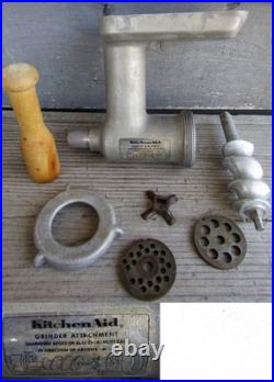 Unused Hobart Kitchenaid Fg Food Chopper All Metal Meat Grinder