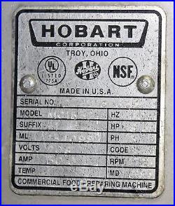 Used HOBART Model MG1532 Meat Grinder 208/60/3