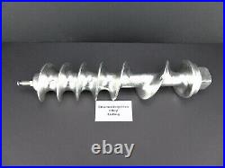 Used Hobart 4146 Meat Grinder auger Retinned with new feed screw stud. 00-111823