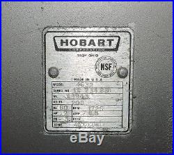 Used Hobart 4632 3PH Commercial Meat Grinder Chopper