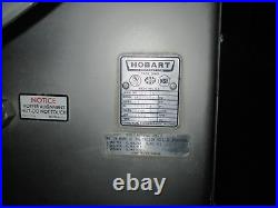 Used Hobart Mg2032 Meat Mixer/grinder, 8.5 Hp, 3 Phase 208 V