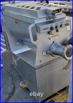Used Hobart Model Mg2032 Commercial Meat Grinder Mixer, 3 Phase 208v