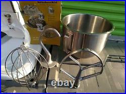 VINTAGE HOBART KITCHENAID Lift Stand Mixer with Bowl, Attachments & Meat Grinder