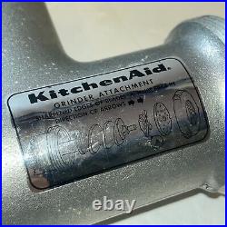 VTG KitchenAid Hobart Food Grinder Attachment Model FG Metal Not Plastic Rare