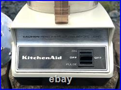 VTG Kitchen Aid KFP 400 Hobart Food Processor + Accessories 720 Watt Works Great