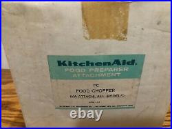 VTG Kitchenaid FC Food Chopper Meat Grinder Stand Mixer Attachment Set
