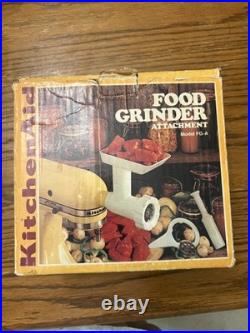 VTG Kitchenaid Food Grinder Attachment FG-A Set Hobart