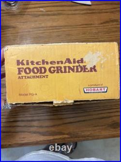 VTG Kitchenaid Food Grinder Attachment FG-A Set Hobart