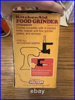 VTG Kitchenaid Food Grinder Attachment FG-A Set Hobart