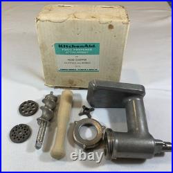 VTG Kitchenaide Hobart Metal Food Grinder Attachment FC Food Chopper KA 3986 USA