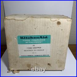 VTG Kitchenaide Hobart Metal Food Grinder Attachment FC Food Chopper KA 3986 USA