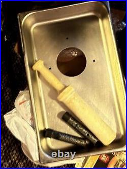 Vintage 1930s Hobart butcher shop? Meat grinder electric With Accessories Works