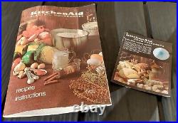 Vintage 1976 Yellow KitchenAid Mixer withFood Preparer + Food Grinder attachments