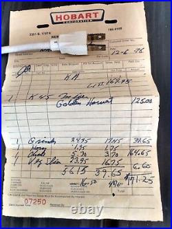 Vintage 1976 Yellow KitchenAid Mixer withFood Preparer + Food Grinder attachments