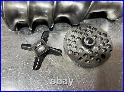 Vintage Hobart 22C/E-FS #22 Funnel-Shaped Meat Chopper Grinder Attachment. 4322