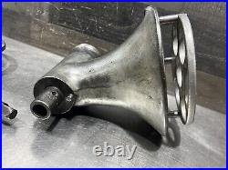 Vintage Hobart 22C/E-FS #22 Funnel-Shaped Meat Chopper Grinder Attachment. 4322