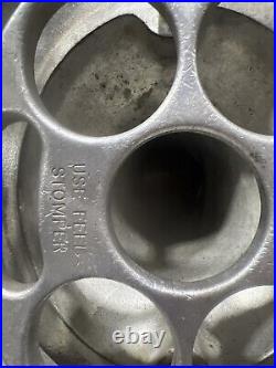 Vintage Hobart 22C/E-FS #22 Funnel-Shaped Meat Chopper Grinder Attachment. 4322