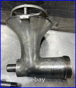 Vintage Hobart 22C/E-FS #22 Funnel-Shaped Meat Chopper Grinder Attachment. 4322