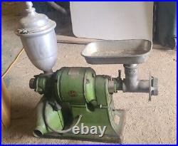 Vintage Hobart Electric Combination Meat And Coffee Grinder Complete Original
