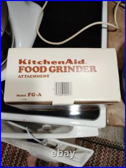 Vintage Hobart KitchenAid Food Grinder Attachment FGA BRAND NEW IN BOX NOS