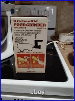 Vintage Hobart KitchenAid Food Grinder Attachment FGA BRAND NEW IN BOX NOS