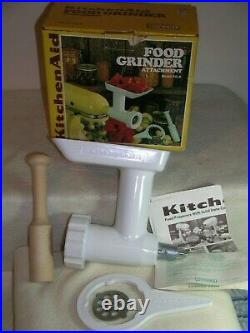 Vintage Hobart KitchenAid Food Grinder Attachment Model FG-A New in Box