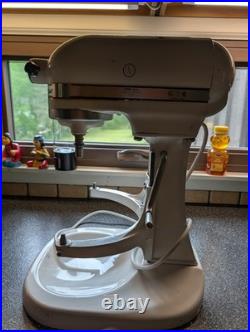Vintage Hobart KitchenAid K5-A Lift Stand Mixer 10 Speed White For Parts