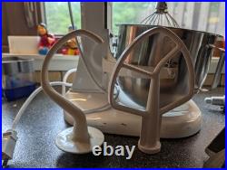 Vintage Hobart KitchenAid K5-A Lift Stand Mixer 10 Speed White For Parts