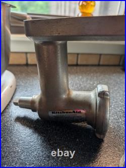 Vintage Hobart KitchenAid K5-A Lift Stand Mixer 10 Speed White For Parts