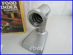 Vintage Hobart Kitchen Aid Food Grinder Attachment Metal Model FG-Complete