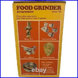 Vintage Hobart Kitchen Aid Food Grinder Attachment Metal Model FG Not Complete