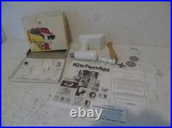Vintage Hobart Kitchenaid Grinder + Pasta Die Set Attachment