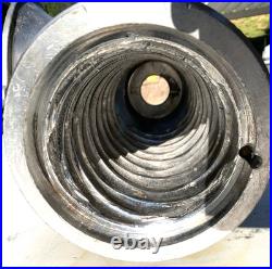 Vintage Hobart Meat Grinder Head Bowl Cylinder Stainless Steel with Steel Nut