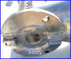 Vintage Hobart Meat Grinder Head Bowl Cylinder Stainless Steel with Steel Nut