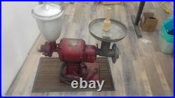 Vintage Hobart Meat and Coffee Grinder Combo with Attachments