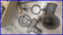 Vintage Hobart Meat and Coffee Grinder Combo with Attachments