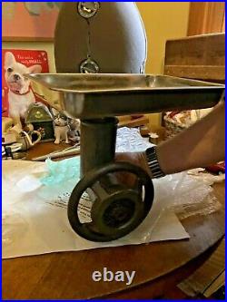 Vintage Hobart commercial meat grinder attachment