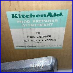 Vintage KITCHENAID Hobart FOOD GRINDER CHOPPER ATTACHMENT Original Box