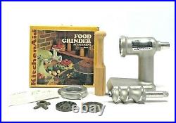 Vintage KitchenAid Food Grinder Attachment Metal Model FG-Complete Hobart