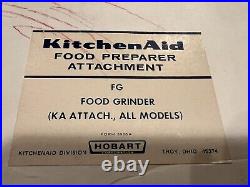 Vintage KitchenAid Food Preparer Attachment Mixer Hobart KA Attach, All Models