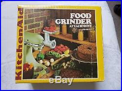 Vintage KitchenAid HOBART All Metal Food Chopper Meat Grinder Attachment FG
