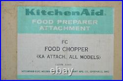Vintage KitchenAid Hobart FC Food Chopper Meat Grinder Stuffer Mixer Attachment