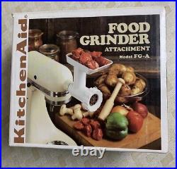 Vintage KitchenAid Hobart FG Metal Food Grinder Attachment 7 Pieces Made in USA