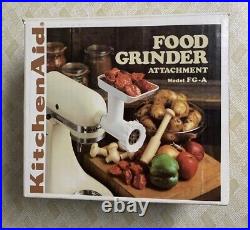 Vintage KitchenAid Hobart FG Metal Food Grinder Attachment 7 Pieces Made in USA