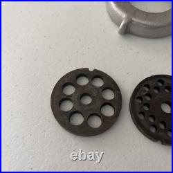 Vintage KitchenAid Hobart FG Metal Food Grinder Attachment 7 Pieces USA EUC