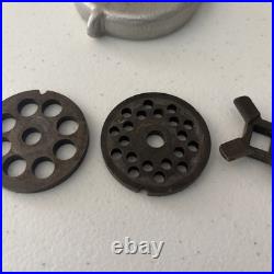 Vintage KitchenAid Hobart FG Metal Food Grinder Attachment 7 Pieces USA EUC