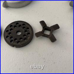 Vintage KitchenAid Hobart FG Metal Food Grinder Attachment 7 Pieces USA EUC