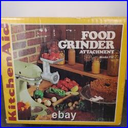 Vintage KitchenAid Hobart FG Metal Food Grinder Attachment Made in USA